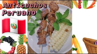 ANTICUCHOS PERUANOS  COCINANDO CON DONNA [upl. by Yrellam]