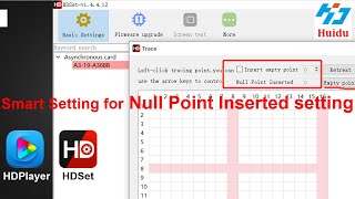 Smart Setting for Null Point Inserted setting in Huidu HDPlayerHDSet [upl. by Norvall236]