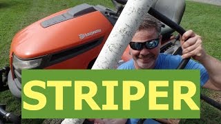 DIY Lawn Striper For Riding Mowers [upl. by Ellivro]