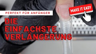 Die EINFACHSTE Nagelverlängerung  perfekt für Anfänger [upl. by Kathlin]