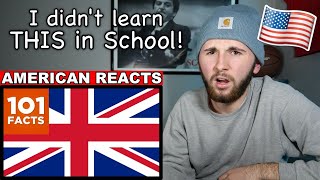 American Reacts to 101 Facts About The UK SHOCKING [upl. by Solracnauj]