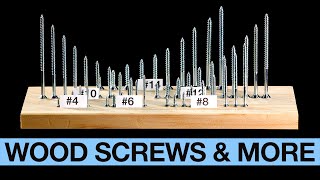 Wood Screw Sizes Explained  A Beginners Guide [upl. by Kane535]