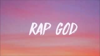 Eminem  Rap God Lyrics [upl. by Eanom]