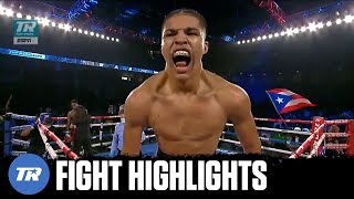 Xander Zayas Unloads on Demarcus Layton For A Highlight Reel Knockout  FIGHT HIGHLIGHTS [upl. by Sivehc409]