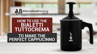 How to Use the Bialetti Tuttocrema Milk Frother [upl. by Annuaerb]