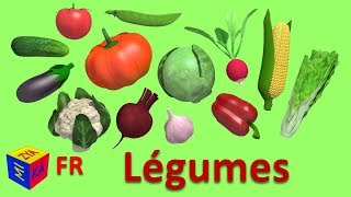 Apprendre les légumes en français Dessins animés éducatifs pour bébés Vegetables in French [upl. by Kate752]