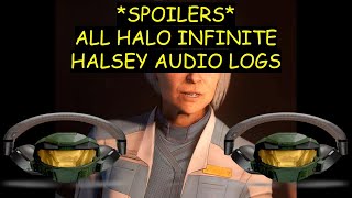 All Halo Infinite Halsey Audio Logs [upl. by Mogerly]