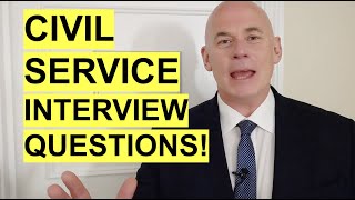 CIVIL SERVICE Interview Questions amp Answers How to PASS a Civil Service Success Profiles Interview [upl. by Tteirrah]