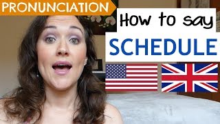 How to Pronounce SCHEDULE US UK amp Australian pronunciation [upl. by Ybrad208]