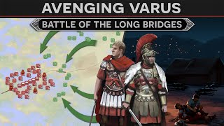 Avenging Varus  Battle of the Long Bridges 15 AD DOCUMENTARY [upl. by Eellac]