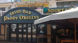 Las Americas Tenerife Columbus Apartments Walk to Swimming Pool  Paddy OKellys has also Reopened [upl. by Boykins591]