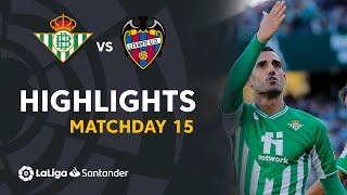 Resumen de Real Betis vs Levante UD 31 [upl. by Solakcin]