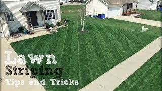 Lawn Striping  How To Achieve The Best Stripes In Your Lawn [upl. by Eiramyma]