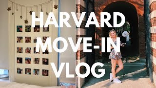 COLLEGE MOVEIN VLOG Freshman Year at Harvard University [upl. by Ynohtnad]