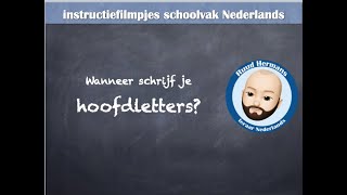 Spelling hoofdletters [upl. by Attelahs]