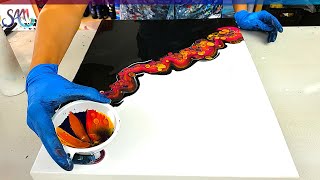 TOP 10 Awesome Acrylic Pouring Techniques  Satisfying Fluid Art  Acrylic Pouring Compilation 2022 [upl. by Nonaihr]