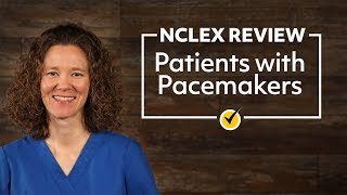 Pacemaker Surgery and EKG Interpretation  NCLEX Review [upl. by Analeh]