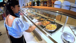 Carnival Cruise Buffet Lunch Food Tour 4K [upl. by Alyosha868]