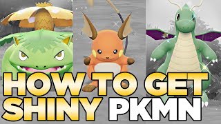 How to Get Shiny Pokemon in Pokemon Lets Go Pikachu amp Eevee [upl. by Debbra135]