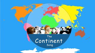 The Continent Song  Montessori English Song [upl. by Platon]