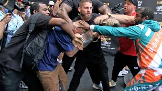 Jake Paul steals Floyd Mayweathers hat [upl. by Emlen221]