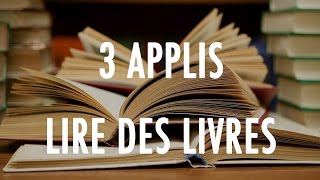 Le TOP 3  Les applications pour lire des livres [upl. by Friederike]