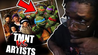 Artists vs TMNT Epic Rap Battles of History REACTION [upl. by Aiotal387]