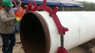 Large Diameter Rotary™ Pipe Cutters Assembly amp Use Demo  Reed Manufacturing [upl. by Nomyaw916]