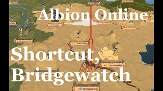 Albion Online  Caerleon to Bridgewatch fast almost safely [upl. by Repsag777]