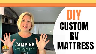 How to DIY a Custom RV Mattress Quick Easy and Smart Solutions [upl. by Releehw]