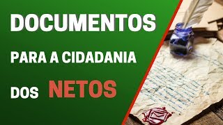 Documentos para cidadania portuguesa dos NETOS [upl. by Phelips]