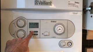 Vaillant F28 Ecotec Simple reset Pre2012 [upl. by Htrow]