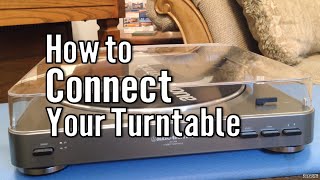 How to Connect a Turntable or Record Player to Speakers [upl. by Eiaj131]