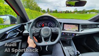 New Audi A1 Sportback SLine 2021 Test Drive Review POV [upl. by Erdied926]