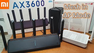 How to Setup Xiaomi Router AP Mode and Mesh Network  WiFi 6 Repeater [upl. by Henebry]