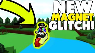 MOST OP NEW MAGNET GLITCH  Build A Boat For Treasure ROBLOX [upl. by Auhsaj611]