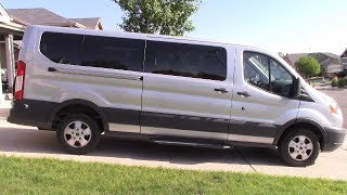 Ford Transit 12 Passenger Van Review  Is it good for Family Trips [upl. by Joell94]