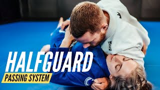 How To Pass Half Guard  BJJ Fundamentals [upl. by Eiclek]