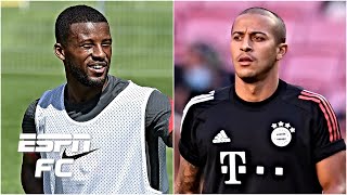 I’d keep Gini Wijnaldum over signing Thiago Alcantara at Liverpool – Steve Nicol  ESPN FC [upl. by Ahseinod]