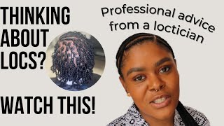 7 Things to Ask When Starting Locs  Loctician’s Advice [upl. by Leahpar]