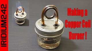 Build Your Own Copper Coil Alcohol Burner Stove [upl. by Gimble893]