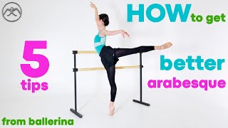 5 TIPS on ARABESQUE from Mariinsky ballerina Maria Khoreva [upl. by Anih]