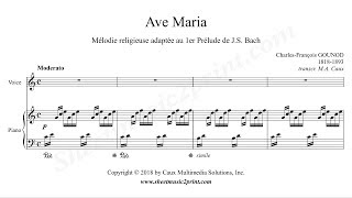 Gounod  Ave Maria  C Major [upl. by Hoj]