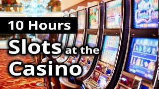 CASINO AMBIANCE Slots Poker amp Gambling in LAS VEGAS  10 HOURS  The Ultimate Ambiance [upl. by Hgielek]