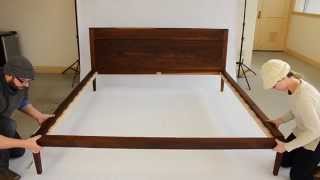 Platform Bed No1  Assembly Instructions [upl. by Petrina970]