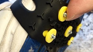 Snow Ice Anti Slip Spikes Grips Cleats Shoes Cover [upl. by Eerok394]