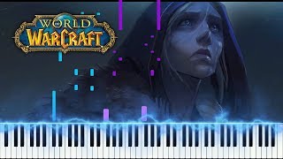 WarbringersJaina Daughter Of The Sea Warcraft Piano Synthesia Tutorial [upl. by Eerrahs]