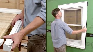 How to Install Exterior Window Trim [upl. by Ynnavoj]