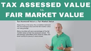 Tax Assessed Value VS Fair Market Value [upl. by Kippy214]