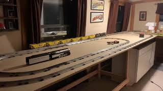 Menards Tubular track for the layout [upl. by Namreh]